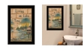 Trendy Decor 4U Trendy Decor 4U Living On The Lake by Mary June, Ready to hang Framed Print Collection